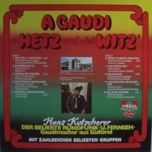 A Gaudi a Hetz und viel Witz mit Hans Kutscherer 1981 LP Neu