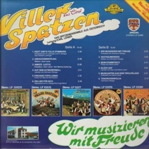 Orig. Viller Spatzen - Wir musizieren mit Freude LP 1982