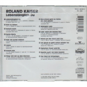 Roland Kaiser - Lebenslnglich Du