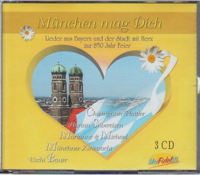 Mnchen mag Dich / Lieder aus Bayern und der Stadt mit Herz zur 850 Jahr Feier 3CD Neu