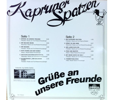 Kapruner Spatzen - Gre an unsere Freunde 1982 LP Neu