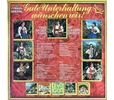 Orig. Milser Buam mit den Loinger Diandln - Gute Unterhaltung wnschen wir 1981 2LP