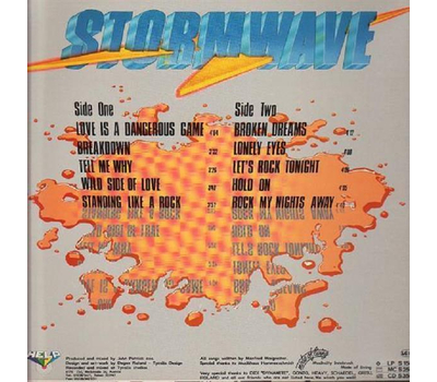 Stormwave - Love is a dangerous Game LP