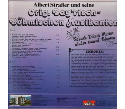 Albert Strasser und seine Orig. Bayrisch-Bhmischen Musikanten - Ein bunter Melodienstrauss LP Neu