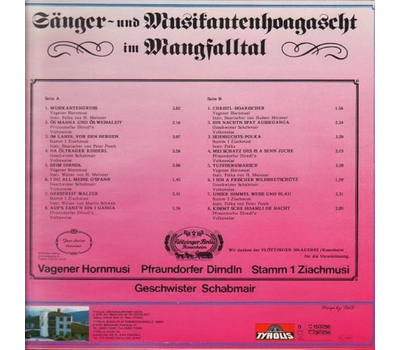 Snger- & Musikantenhoagascht im Mangfalltal LP Neu