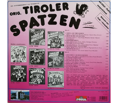 Orig. Tiroler Spatzen - Fiesta auf Tirolerisch LP Neu