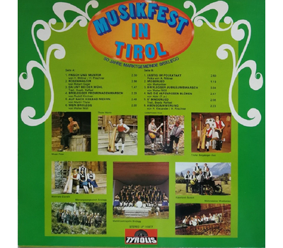 Musikfest in Tirol 50 Jahre Marktgemeinde Brixlegg 1977 LP