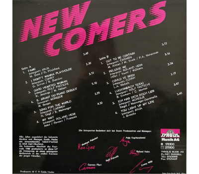 New Comers - Diverse Interpreten LP