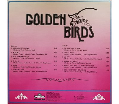 Golden Birds - Arrividerci Roma LP