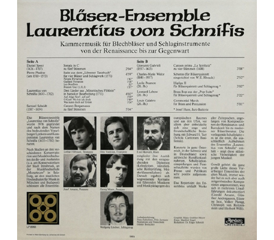 Blser-Ensemble Laurentius von Schnifis - Kammermusik fr Blechblser LP