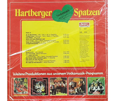 Hartberger Spatzen - Ja ja, die Frauen LP