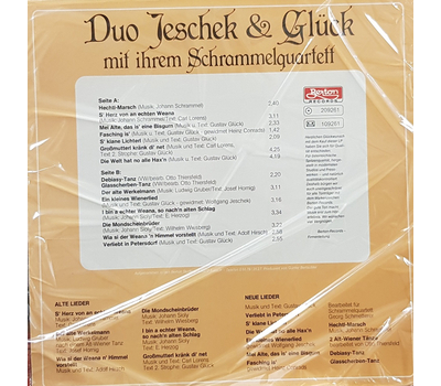 Duo Jeschek & Glck mit ihrem Schrammelquartett - Alt und Neu Lieder aus Wien