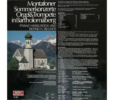 Montafoner Sommerkonzerte - Orgel & Trompete in Bartholomberg LP