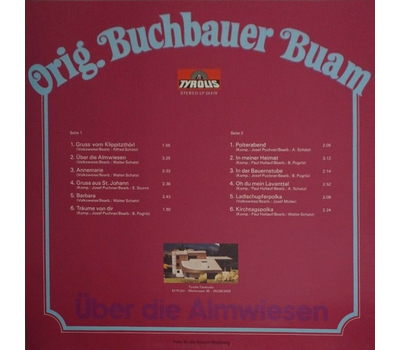 Orig. Buchbauer Buam - ber die Almwiesen