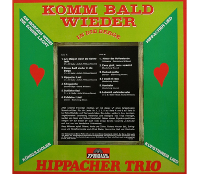 Hippacher Trio - Komm bald wieder (grnes Cover)