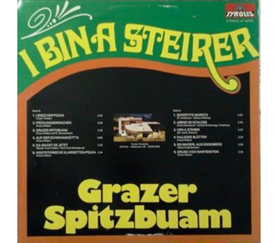 Grazer Spitzbuam - I bin a Steirer 1979 LP