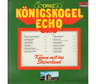 Orig. Knigskogl Echo - Komm mit ins Steirerland 1981 LP Neu