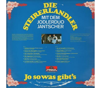 Die Steirerlandler - Jo so was gibts LP 1981 Neu