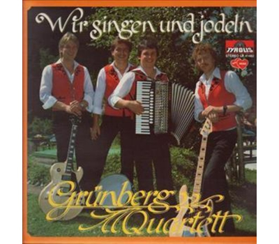 Grnberg Quartett - Wir singen und jodeln 1982 LP Neu