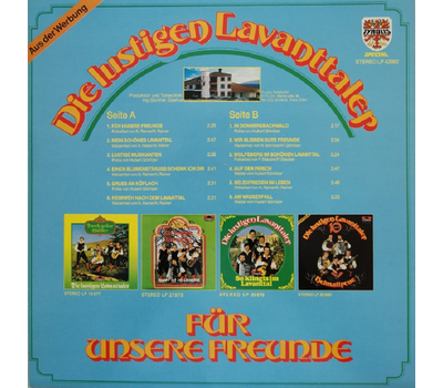 Die Lustigen Lavanttaler - Fr unsere Freunde 1982 LP
