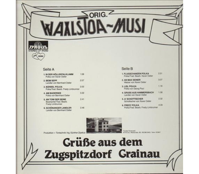 Orig. Waxlstoa Musi - Gre aus dem Zugspitzdorf Grainau LP