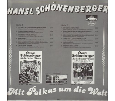 Hansl Schnenberger - Mit Polkas um die Welt 1982 LP