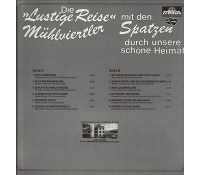 Mhlviertler Spatzen - Die lustige Reise LP