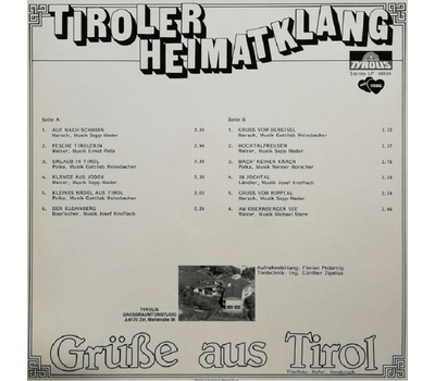 Tiroler Heimatklang - Gre aus Tirol