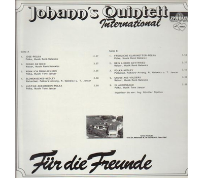 Johanns Quintett International - Fr die Freunde (LP Neu)