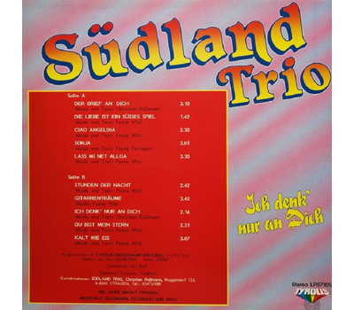 Sdland Trio - Ich denk nur an dich