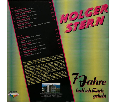 Holger Stern - 7 Jahre hab ich Dich geliebt LP 1988