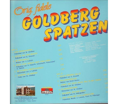 Orig. fidele Goldberg Spatzen - Zum Frhschoppen 1988 LP Neu