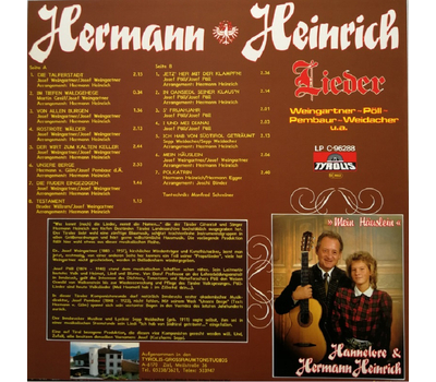 Hermann Heinrich - Lieder 1988 LP