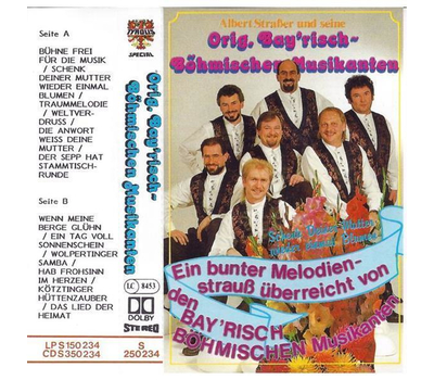 Albert Strasser und seine Orig. Bayrisch-Bhmischen Musikanten - Ein bunter Melodienstrauss MC Neu