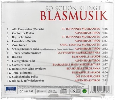 So schn klingt Blasmusik CD2 Neu