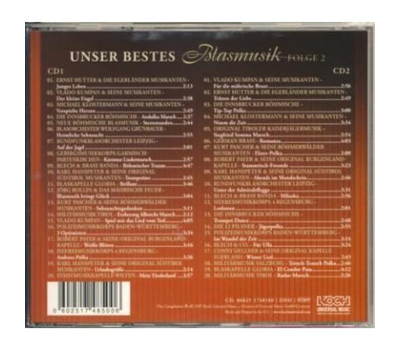 Unser Bestes Blasmusik Folge 2 (2CD)