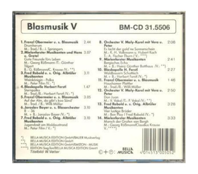 Blasmusik 5 CD