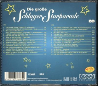 Die groe Schlager-Starparade 28 Hits 2CD Neu