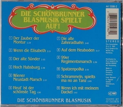 Die Schnbrunner Blasmusik spielt auf