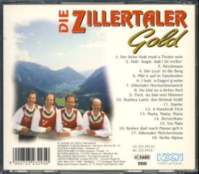 Die Zillertaler - Gold 18 Super Hits