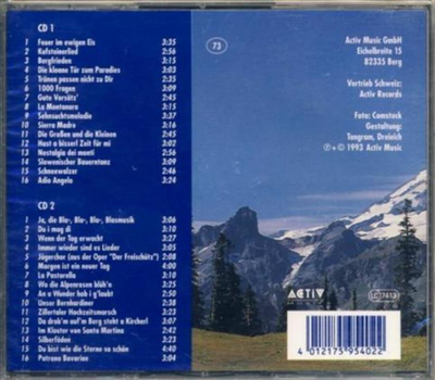 Die 32 schnsten Lieder der Berge 2CD