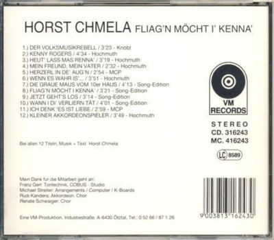 Horst Chmela - Fliagn mcht i kenna