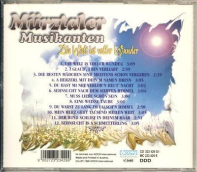 Mrztaler Musikanten - Die Welt ist voller Wunder