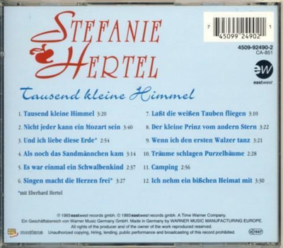 Stefanie Hertel - Tausend kleine Himmel