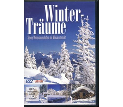 Winter-Trume Schne Winterlandschaften mit Musik untermalt