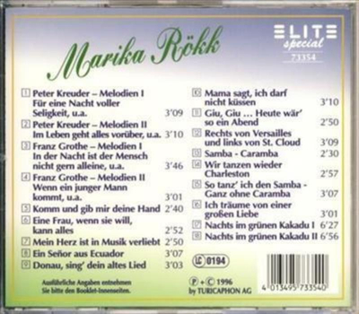 Marika Rkk - Gala der Stars / Unvergessene Melodien CD Neu