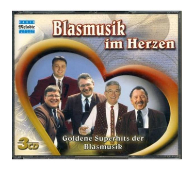 Blasmusik im Herzen - Goldene Superhits der Blasmusik 3CD