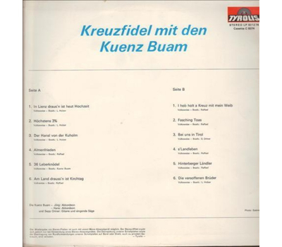 Kuenz Buam - Kreuzfidel LP 1974 Neu