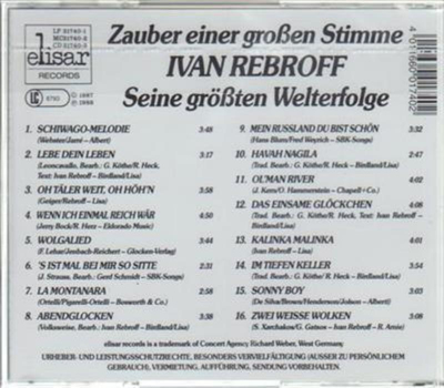 Ivan Rebroff - Seine groen Welterfolge / Zauber einer groen Stimme