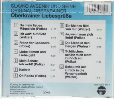 Slavko Avsenik und seine Original Oberkrainer - Oberkrainer Liebesgre